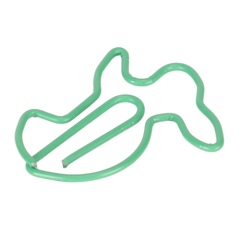 100 Pcs Rabbit Shaped Paper Clip Creative Cute Cartoon Animal