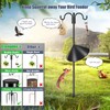 Gtongoko Bird Feeder Pole Squirrel Proof, 108 Inch Double Shepherds