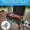 BBQration Griddle Burner Valve for Blackstone 22 Inch 1666 1813