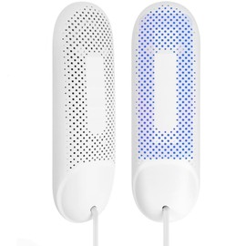 YUET Electric Shoe Dryer, Electric Shoe Dryer, Portable Shoe Dryer with 3 Modes Timer, Boot Dryer for Ski Boots, Socks, Shoes, Gloves (EU Plug, White), White, l