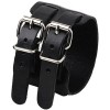 Unbranded Men's Punk Wide Genuine Leather Belt Wristband Bangle Cuff