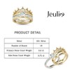 Jeulia 2 Carat Crown 925 Sterling Silver Ring For Women