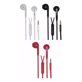 Maíz 3pz Audifonos Alambricos In-ear Manos Libres Pc Jack 3.5mm