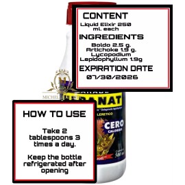 OCOTZOTL 2X HEPANAT JARABE HEPATICO Y COLERETICO FRASCO DE 500 ML ea. Exp 07/2026 JUMBO!!