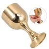 Ciieeo Multipurpose Copper Wine Goblet Elegant Retro High-stemmed Drinking Cup