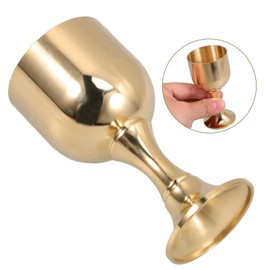Ciieeo Multipurpose Copper Wine Goblet Elegant Retro High-stemmed Drinking Cup for Weddings Dinners and Special Occasions Design Weight Easy to Clean