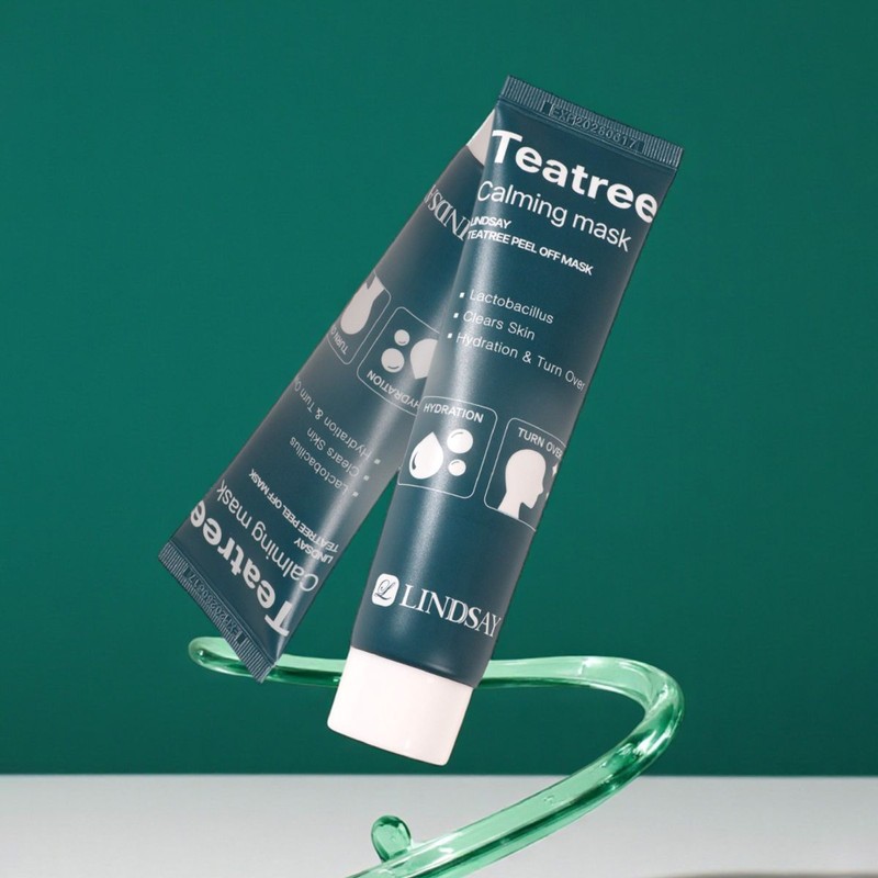 Lindsay Cooling Soothing Moisturizing Turnover Tea Tree Calming Peel-Off Mask