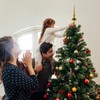 ZDNT Christmas Tree Topper, Gold Christmas Tree Topper, Plastic, Christmas
