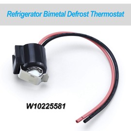 Sikawai W10225581 Refrigerator Bimetal Defrost Thermostat Replacement Part-Perfectly Fit for Whirlpool Refrigerators-Replaces WPW10225581 AP6017375 2149849 2321799 PS11750673