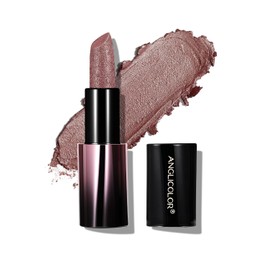 Anglicolor Lápiz Labial Nude Brillo MetáLico,Labiales Super Lustrous,Nude Lipstick Labios De Sculpted Craft Hidratante,Fórmula Cremosa Ligera y Suave para Labios Hidratados, No Pegajoso (02 PEARLIZED ROSEWOOD)