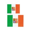 BSSTORE Bandiera Autoadesiva Marina Mercantile Italiana per Barca, Gommone e