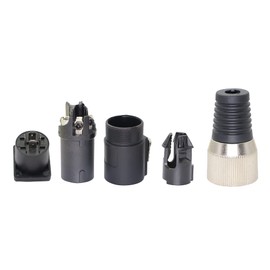 PNGKNYOCN NL4 4pcs Speakon 4 Pin Lockable Audio Adapter Amplifier Mixer Cable Connector
