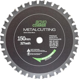 Echo Corner 150mm Metal Cutting Saw Blade with 32-Teeth 10mm-Bore (150x10 Metal Cutting)