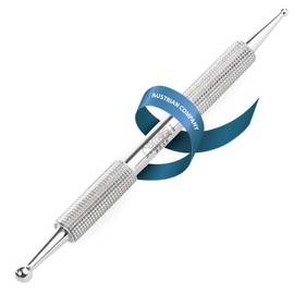 REMOS Acupressure & Meridian Pen - Stainless Steel - 10 cm Ball-Ø 2.5/4.5 mm