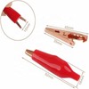 20 Pieces Crocodile Clips with Cable Test Lead Set, Double