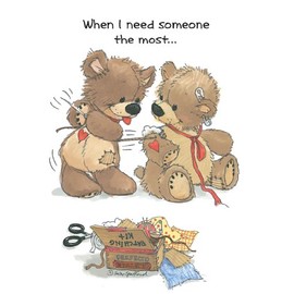 Suzy's Zoo Friendship Greeting Card 6-Pack 10389