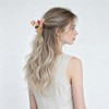 3 PCS rhinestone sparkling crystal flower metal hair clip suitable