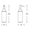 BGL Round Gold Standing Soap Dispenser, Shampoo Dispenser for Bathroom,