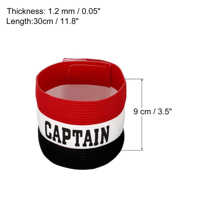 PATIKIL Captain's Armband, Elastic Arm Band for Soccer Team Training,