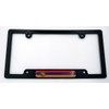 Armenia Black Plastic Car License Plate Frame with Domed Decal