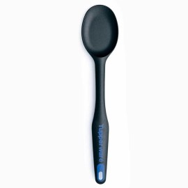 Tupperware NEW Tupperware kitchen tool simple spoon scrape Stir black w/ navy blue FrEeSh