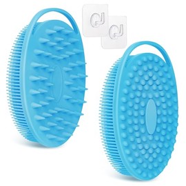 Limpiador Corporal Silicona Suave Cepillo Baño Champú Uso Doble Cara Ducha Lufa Higiénica Exfoliación Buena Formación