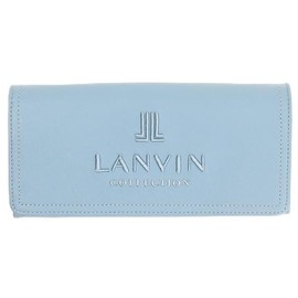 Lanvin Collection 65-6454 Louvé Purse Bill Wallet, ice blue, One size