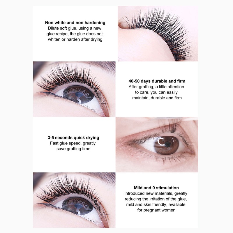 Eyelash Extension Glue 3‑5 Seconds Quick Drying Extra Strong Eyelash