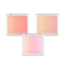 Choose 1 of 3 Missha Cotton Mix Blusher / 미샤 코튼 믹스 블러셔 3종중택 1
