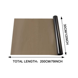 TOMALL 78.7''x12'' Light Black Vinyl Film for Car Headlight Taillight Fog Lights Tint Self Adhesive Decals Sports Modification Car Stickers (Light Black)