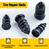 LEONTOOL Tire Repair Rubber Nails, 2 Sizes, 60 Pieces, Tire