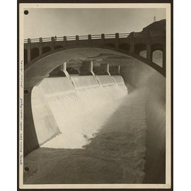 HistoricalFindings Photo: Spillway,Hoover Dam,Colorado River,Boulder City,Canyon Project,Arizona,AZ,1954