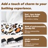 Shower Cap for Women, Pack of 2 Leopard Shower Caps,