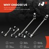 A-Premium Set of 4, Front & Rear Sway Bar Links