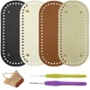 Gnognauq 4 PCS Bag Bases for Crochet with 2 PCS