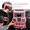 SQQP 10PCS Full Set Interior Trim Kit for 2011-2018 Jeep