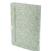 Ecoleatherette A5 Ruled Notebook - Flowers