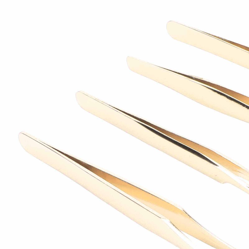 Eyelash Extension Tweezers Set Professional Stainless Steel Durable Lash Tweezers