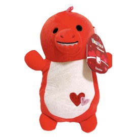 Squishmallow Valentine Squad 18 INCH HugMees Plush Doll Toy (18 INCH Duster The Red Dino)