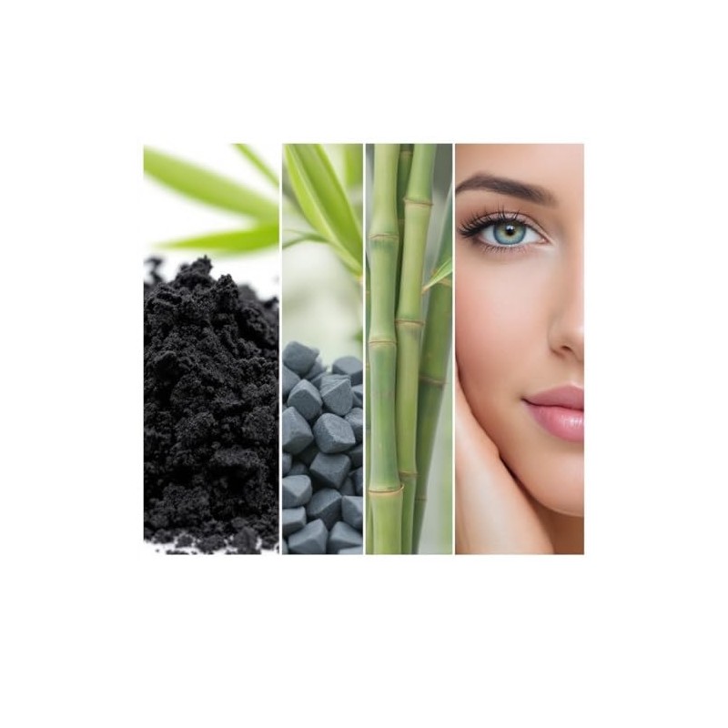 Athena Beauty Exfoliante Corporal de Carbón y Bambú con Ácido