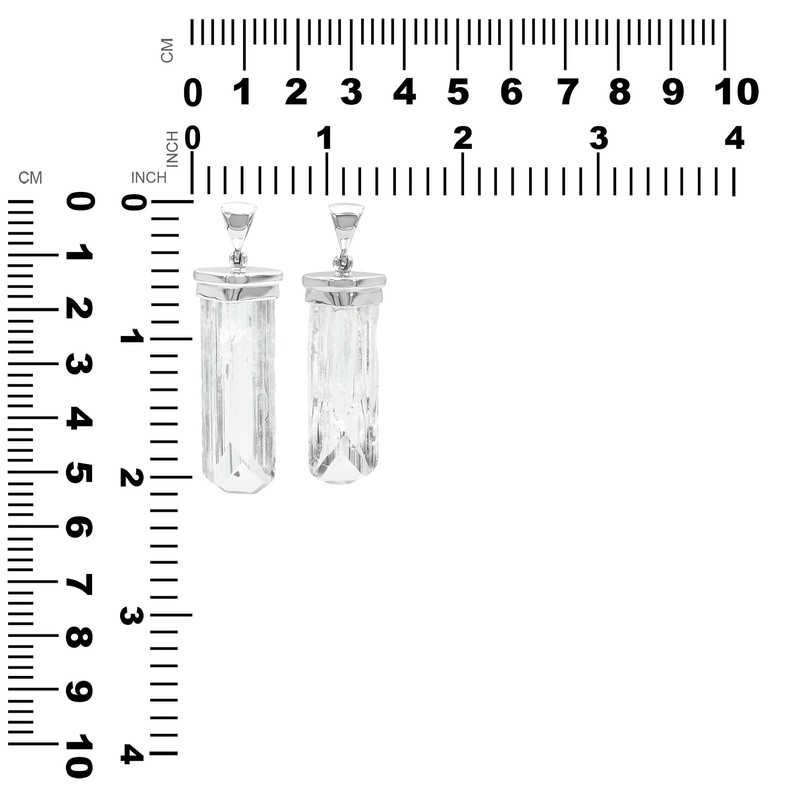 Starborn Cap Set Danburite Crystal in Sterling Silver - large