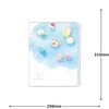 Kamio Japan 226620 Clear File with Zipper 6P File Mogunyan