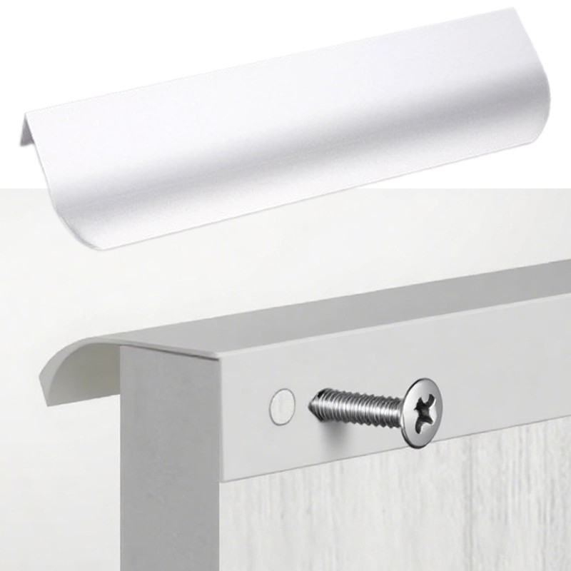 RLMVGBX 2 Pack Finger Edge Pull 128MM Cabinet Pulls Concealed