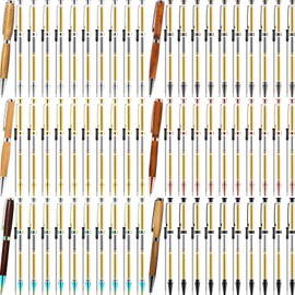 Colarr 60 Pcs Twist Pen Kits for Woodturning 7mm Slimline Pen Bulk with Refill Starter Package Woodturning Project for DIY Crafts Gifts(6 Colors)