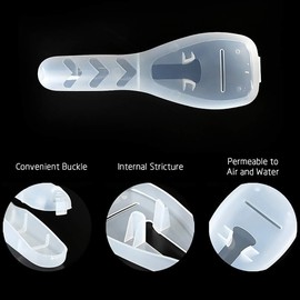 1Pc Clear Portable Travel Men Manual Razor Protector Plastic Box Cover Container Storage Shaver Holder Protector Case Organizer Manual Razor Travel Case Men's Electric Shaver Accessories