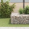 vidaXL Cube Gabion Raised Bed, Steel Wire Gabion Baskets for