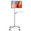 viozon Mobile Desk,Mobile Workstation,Mulitiuse Rolling Laptop Floor Stand,34"-48.6" Height Adjustable,Compatible
