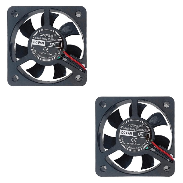 PENGLIN Cooling Fan 5010 2PCS 12V Small Fan 50mm X
