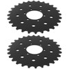 eMagTech 2 Pieces 28T Bicycle Fixed Sprocket Fixed Gear Brake