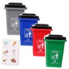 KOMBIUDA Educational Garbage Can for Trash Sorting Thickened Desktop Model